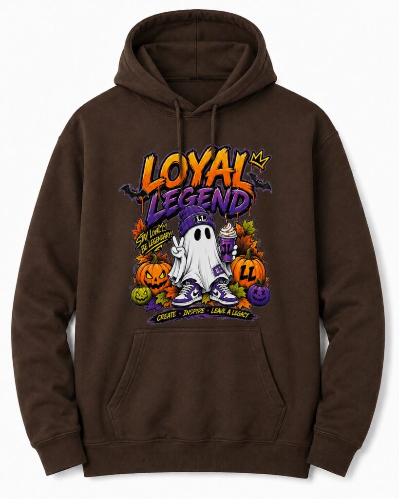 LL Casper Halloween - Brown Hoodie